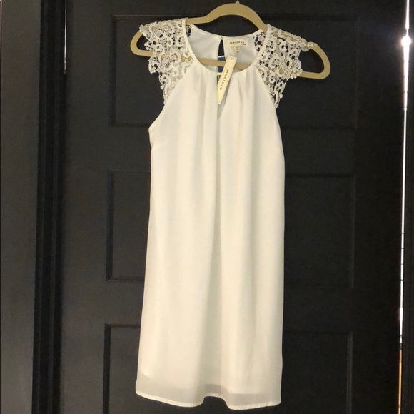 Monteau white dress (NWT) - Picture 1 of 2